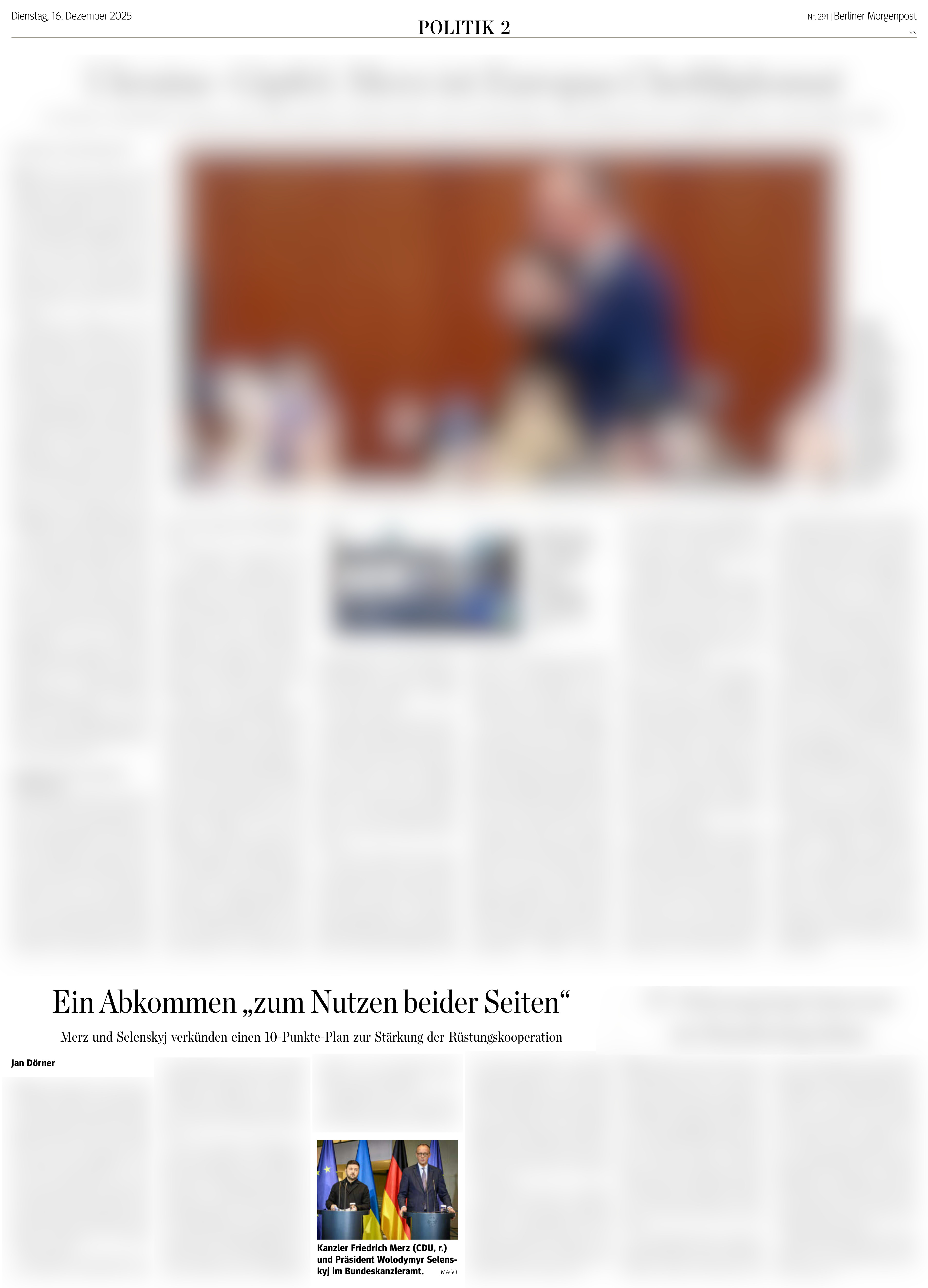 Berliner Morgenpost   Berlin vom 16.12.2025